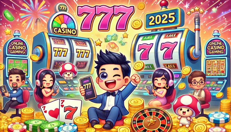 Pilipinong manlalaro habang naglalaro ng 777 games online